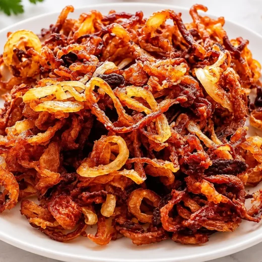 Crispy fried onions